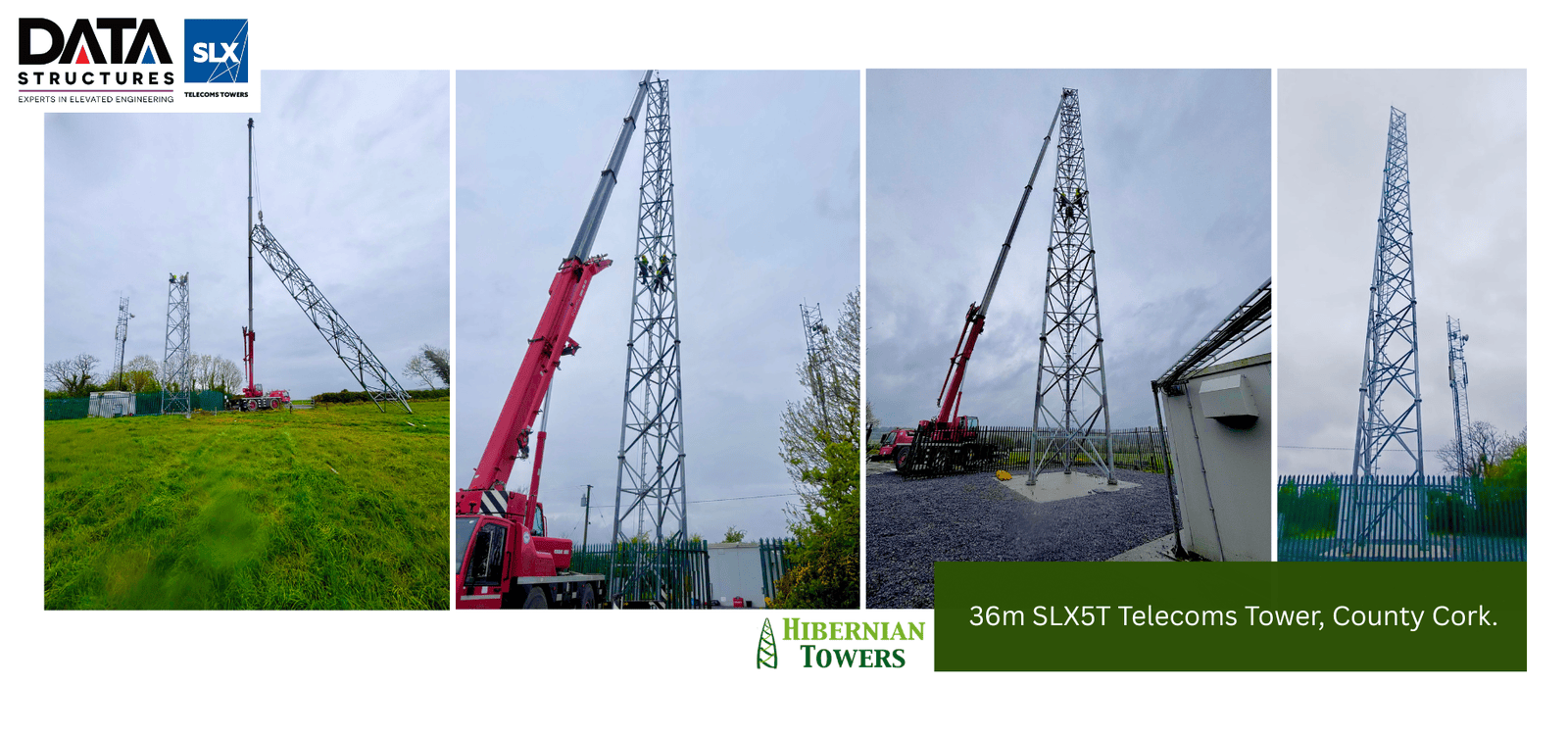 36m Telecoms Tower Installed in Co. Cork